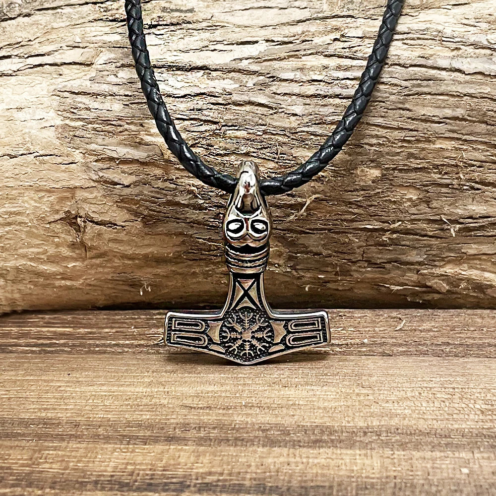 PENDRA Wolf Rune Norse Necklace