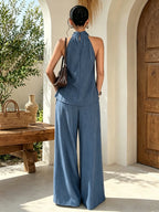 PENDRA Halter Neck Sleeveless Pants