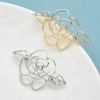 PENDRA Rosalia Rose Flower Brooch