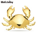 PENDRA Coastal Crab Stainless Steel Brooch
