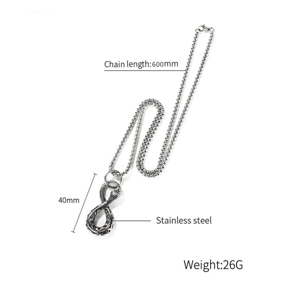PENDRA Snake Norse Necklace