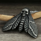 PENDRA Skullmoth Death Head Butterfly Pendant