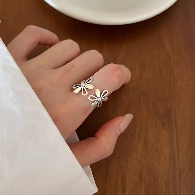 PENDRA Sterling Silver 2 Ring