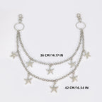 PENDRA Seraellea Star Punk Double-Layer Waist Chain Belt