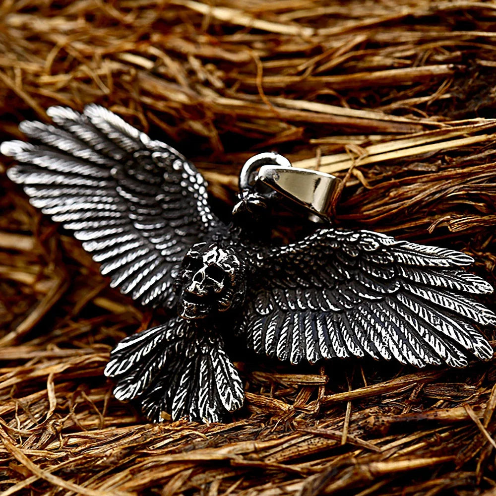 PENDRA Skullpunk Domineering Gothic Skull Pendant