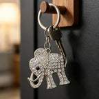 PENDRA Elephant Stainless Steel Elephant Keychain