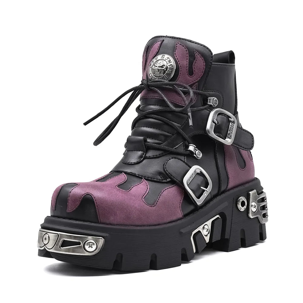 PENDRA Platform Rock Punk Boots
