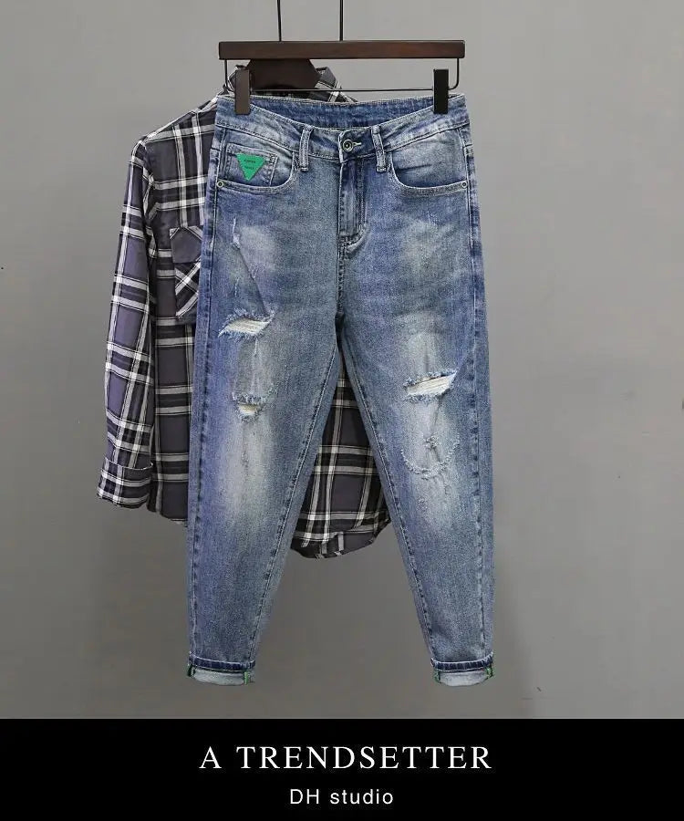 PENDRA Denim Light Fit Pants