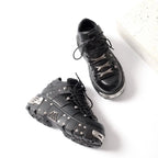 PENDRA Lace Platform Ankle Boots