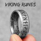 Vintage Nordic Viking Runes Celtic Knot Series Stainless Steel Womens Mens Rings Punk Biker Jewelry Creativity Gift Wholesale