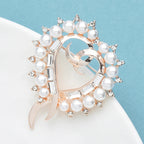 PENDRA Celestine3 Crystal Brooch