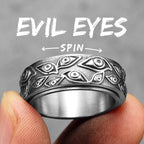 PENDRA Devil Multi Eyes Ring