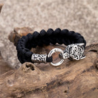 PENDRA Celtic Knot Rune Steel Bracelet