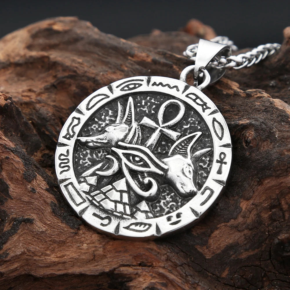 PENDRA Anubisankh 316L Stainless Steel Ankh Pendant