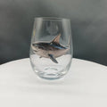 High definition sticker marine life red wine glass, lead-free transparent glass, beer cocktail home decoration water cup