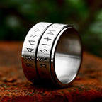 PENDRA Runeduo Simple Double Viking Rune Ring