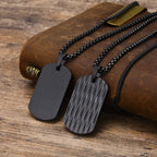 PENDRA Dog Square Dog Tag Necklace