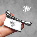 PENDRA Good Evil Kitchen Steel Necklace