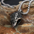 PENDRA Skullstone Gothic Black Stone Pendant