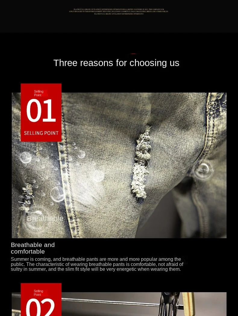 PENDRA Denim Straight Pants
