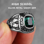 PENDRA Rhinestone Steel Ring