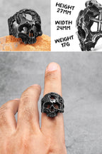 PENDRA Punk Gothic Skull Ring