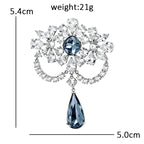 PENDRA Royale Palace Style Flower Brooch