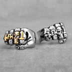 PENDRA Fist Punch Skull Steel Ring
