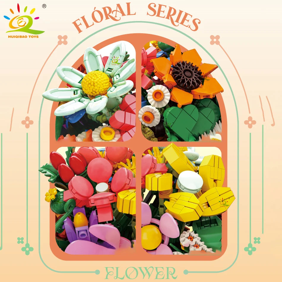 PENDRA Insect Fly Floral Building Set