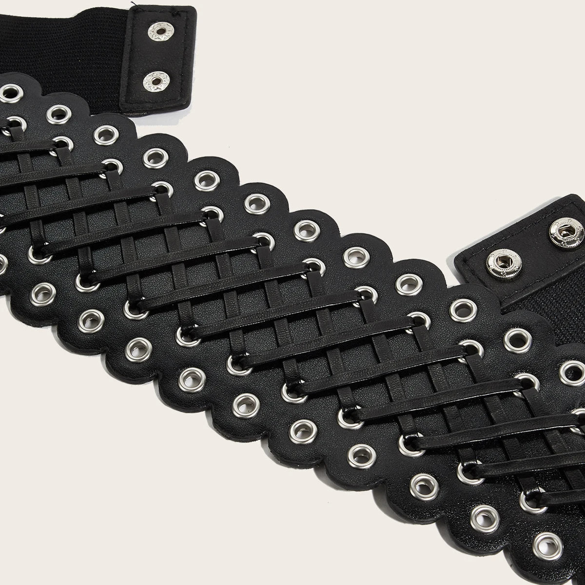 PENDRA Bellalia Black Gothic Wide Corset Belt
