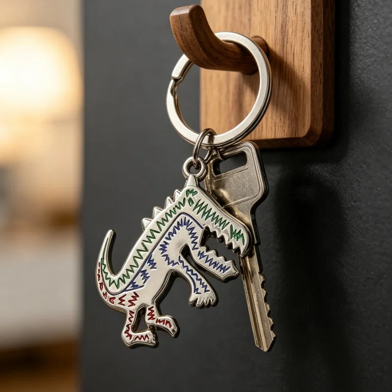 PENDRA Dinokey Colorful Dinosaur Keychain