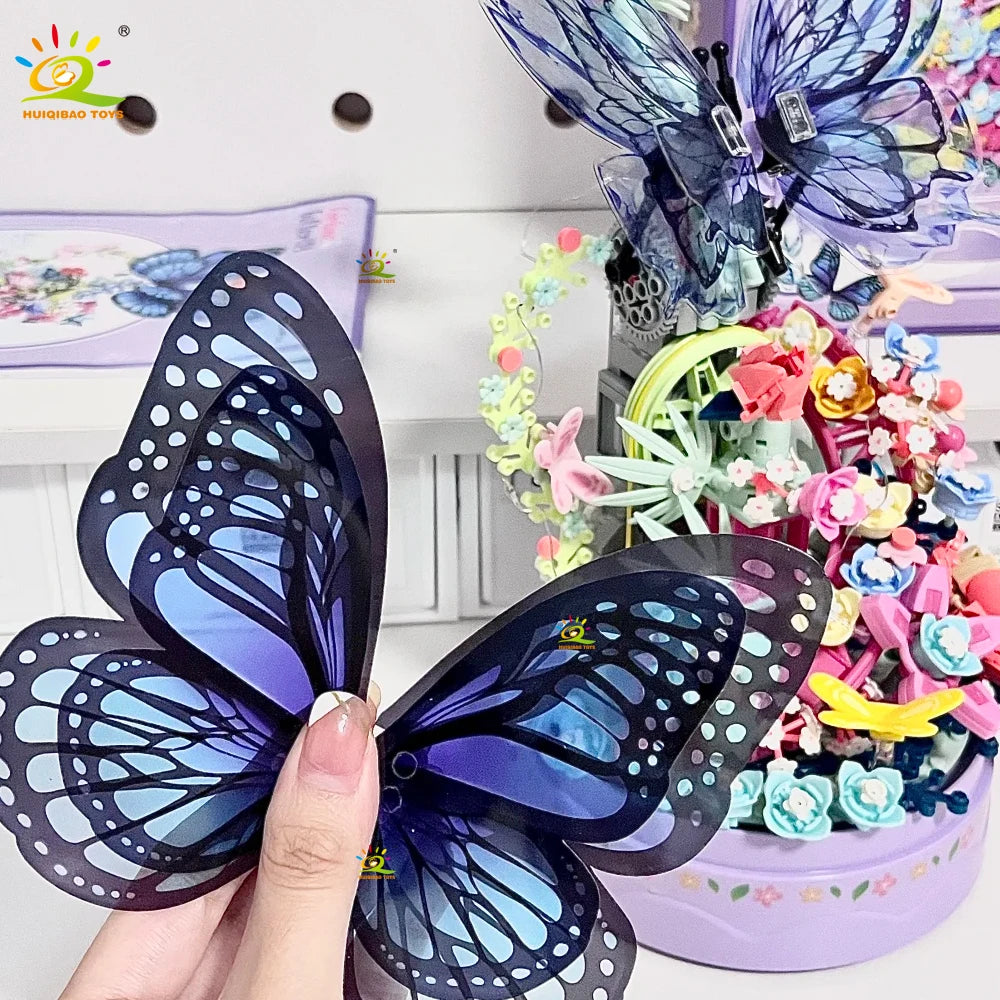 PENDRA Butterfly Music Floral Building Set