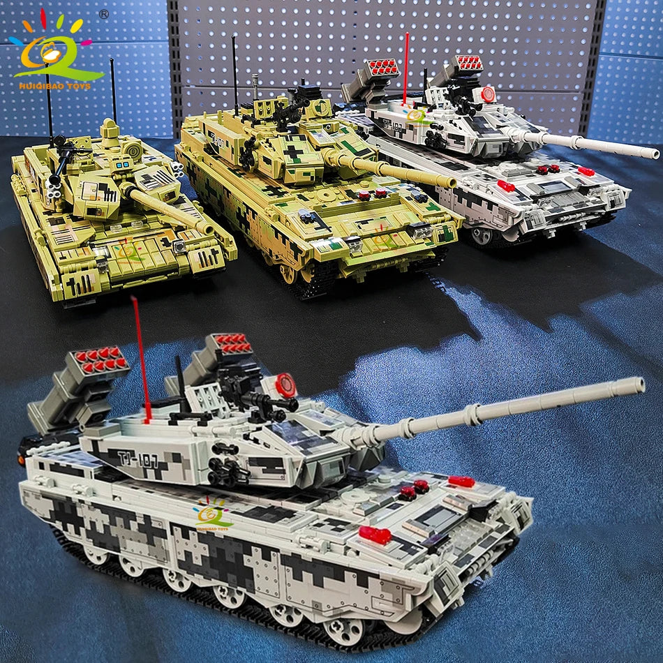 PENDRA Military Tank Army Building Set