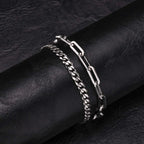 PENDRA Cuban Black Bracelet