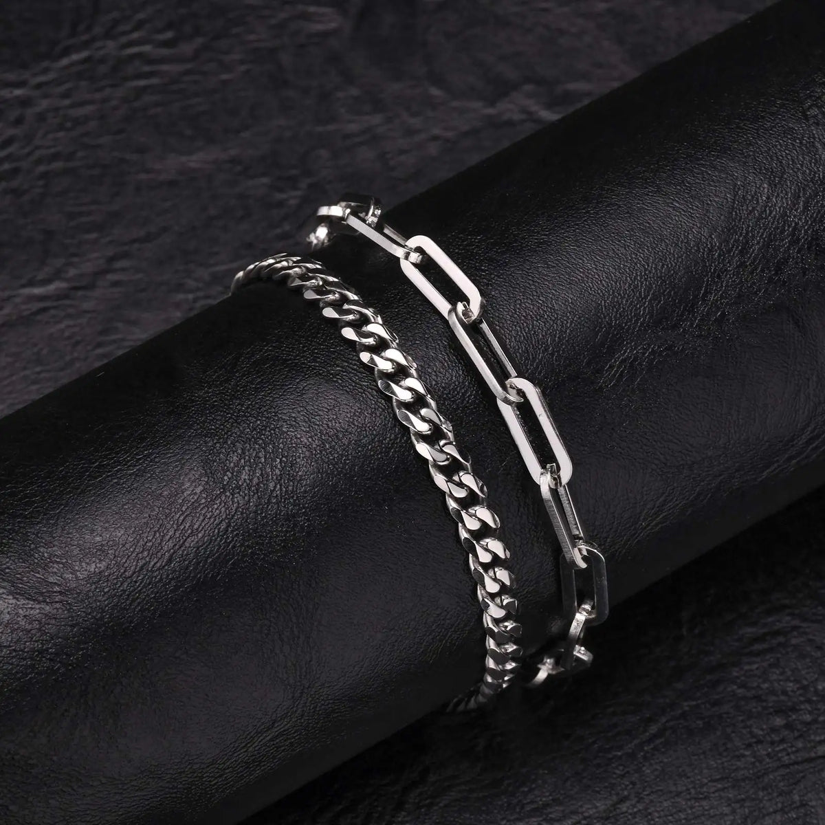 PENDRA Cuban Black Bracelet