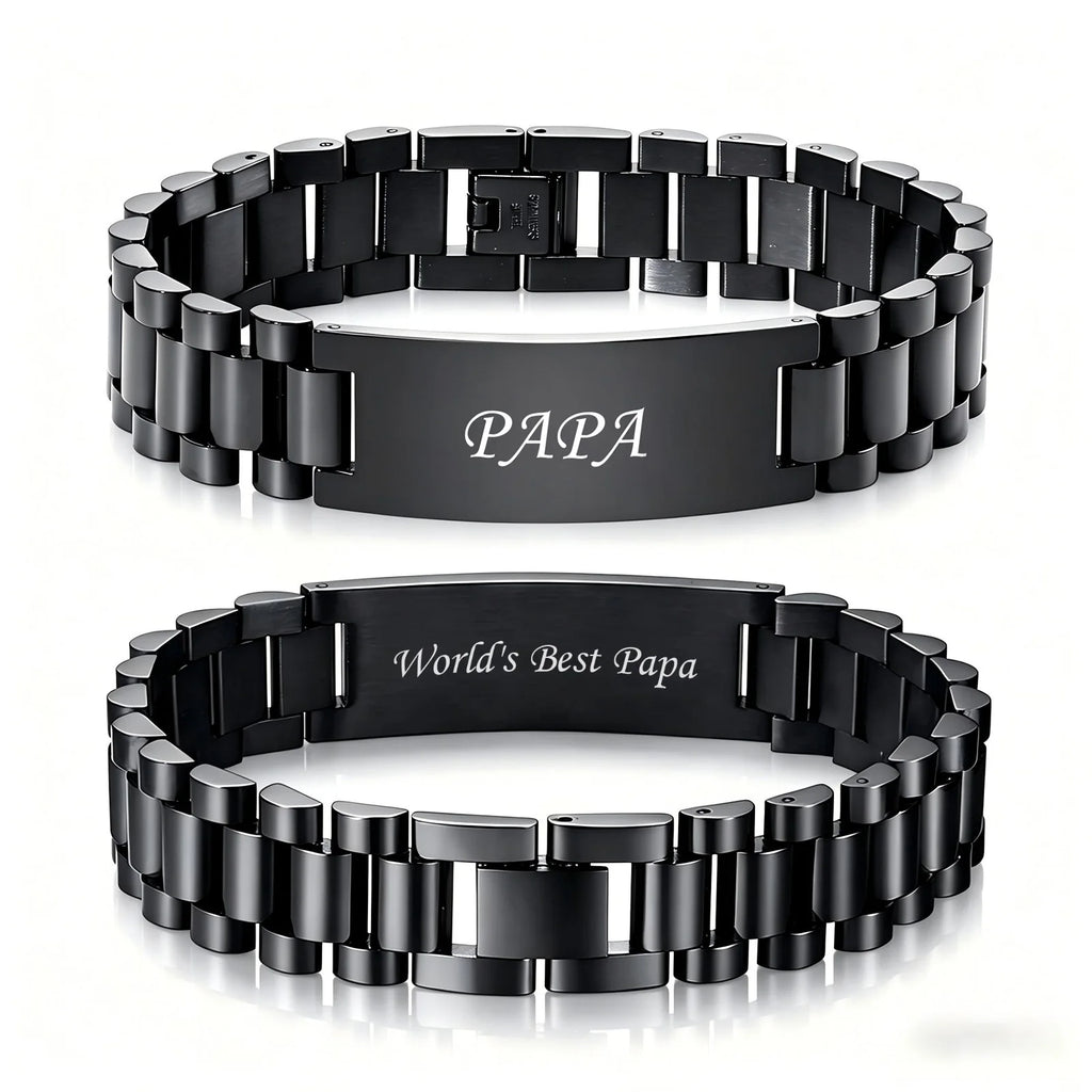 PENDRA Engraved Touching Bracelet