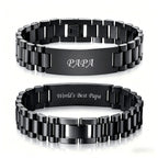 PENDRA Engraved Touching Bracelet