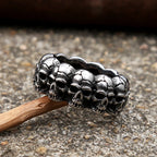 PENDRA Skullgoth Stainless Steel Skull Ring