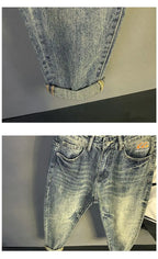 PENDRA Heavy Embroidered Brand Jeans