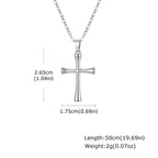 PENDRA Cross Gold Pendant Necklace