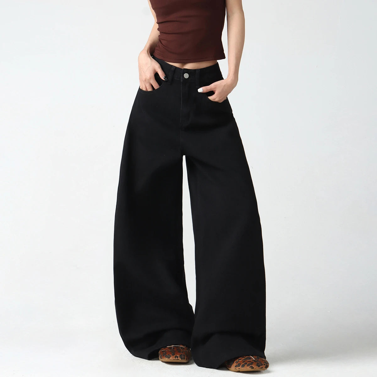 PENDRA Black Waist Going Jeans
