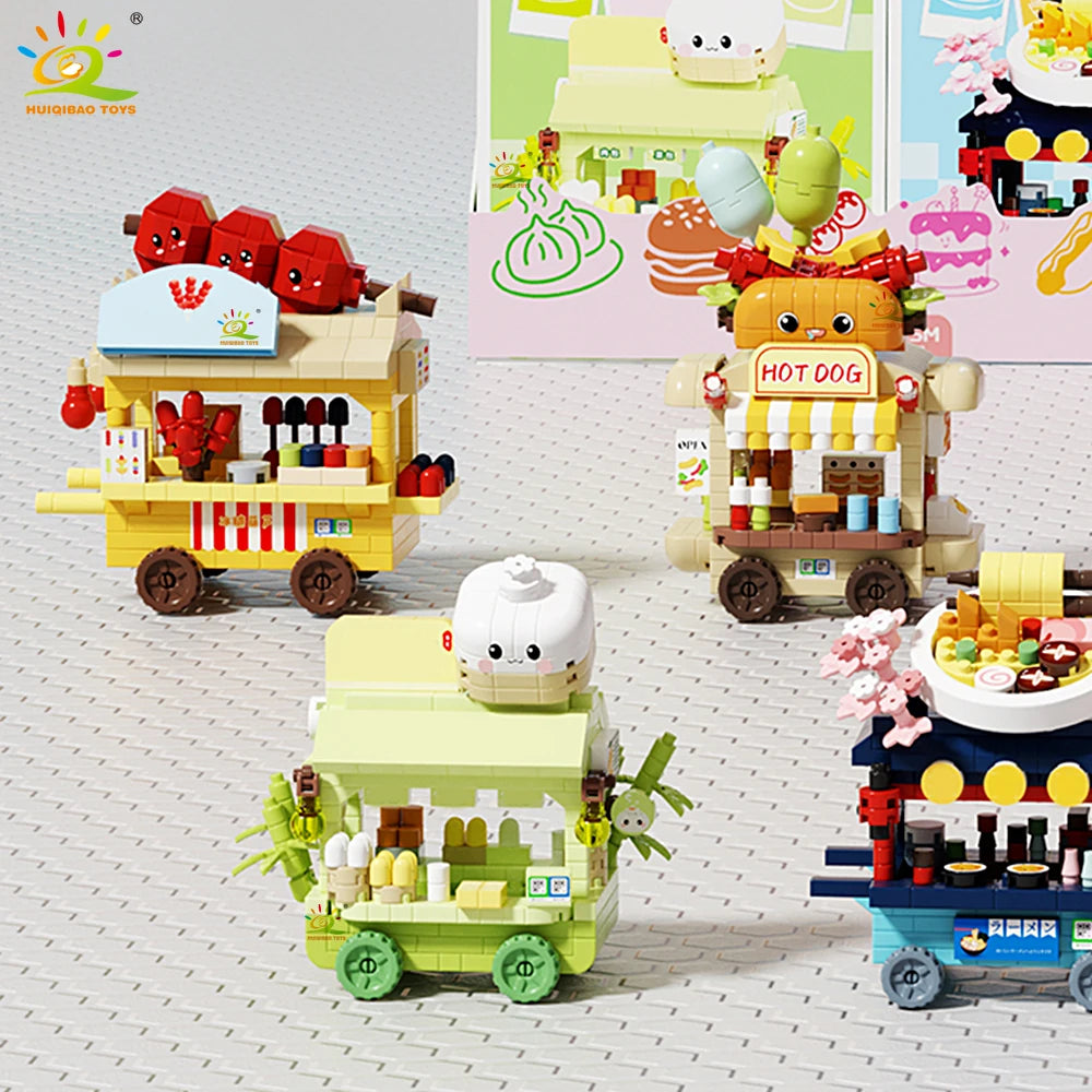 PENDRA Cute Food Micro Building Set