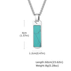 PENDRA Stone Natural Pendant Necklace