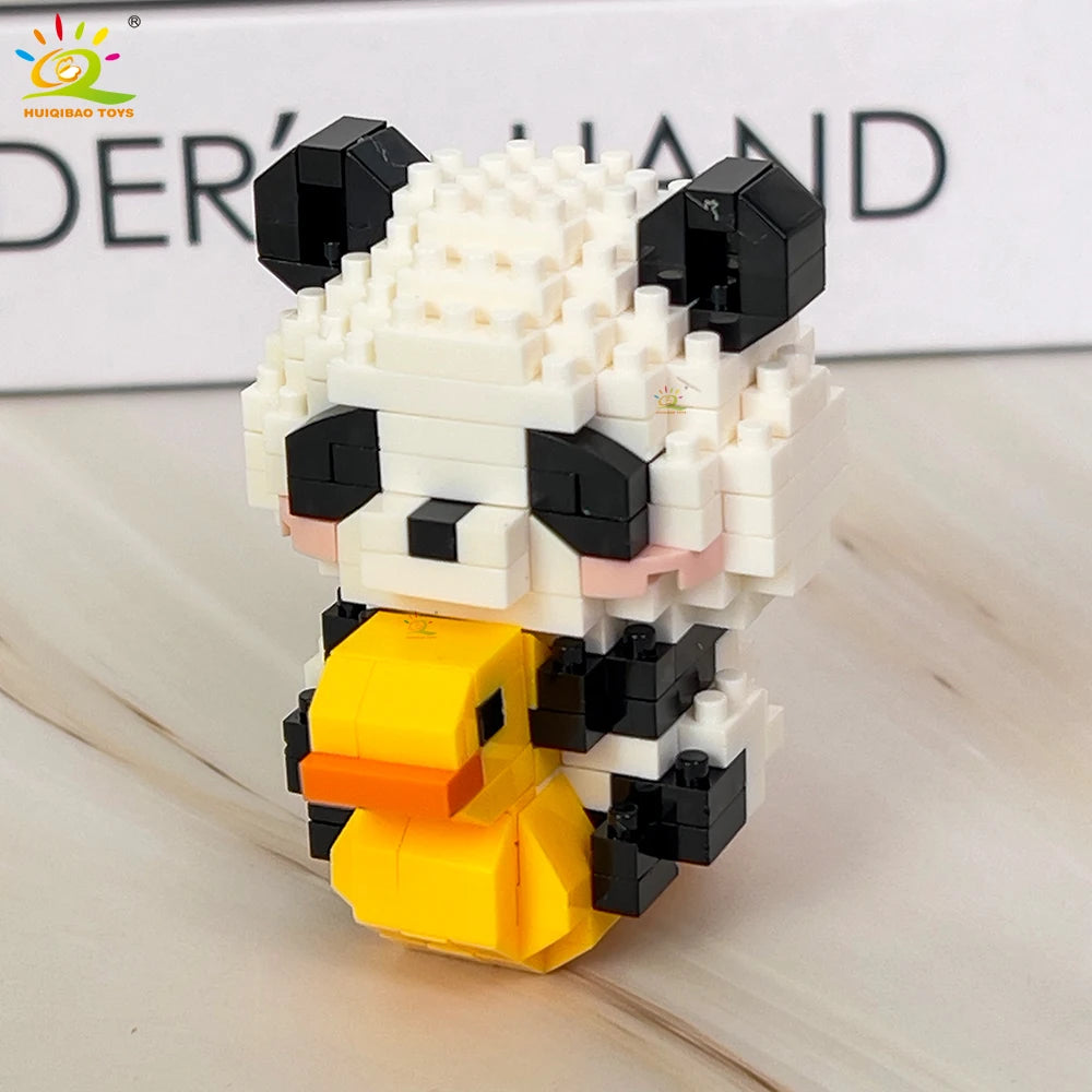 PENDRA Cute Panda Micro Building Set