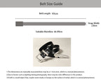 PENDRA Heralia Leather Black Rivet Studded Luxury Belt