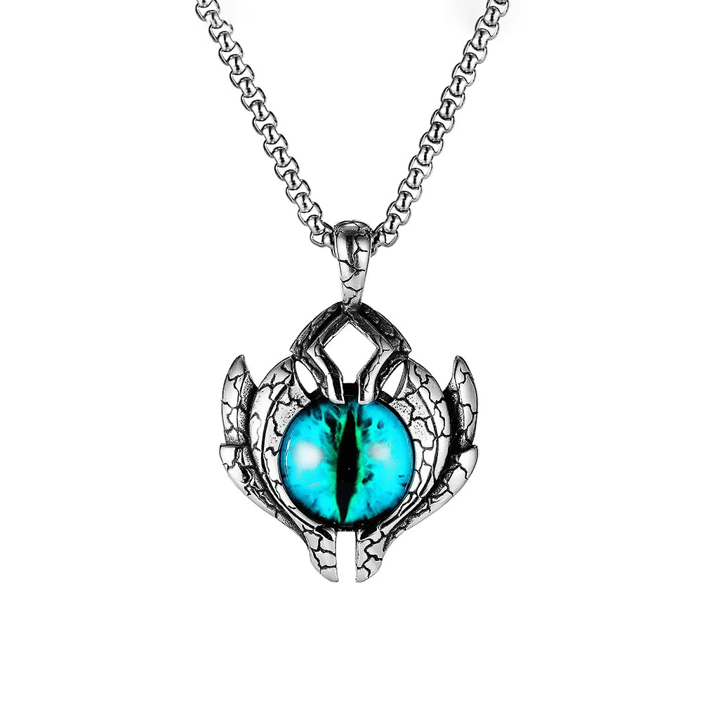 PENDRA Demoneye 316L Stainless Steel Demon Eye Pendant