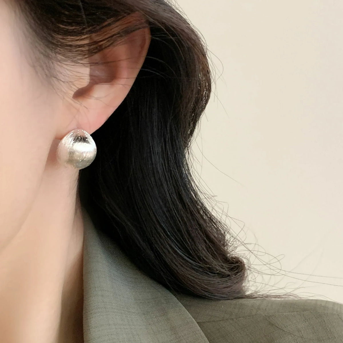 PENDRA Geometry Silver Earrings