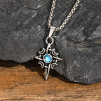 PENDRA Knot Viking Moonstone Pendant Necklace
