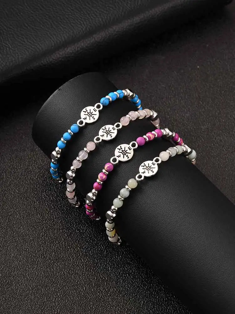 PENDRA Compass Beaded Bracelet