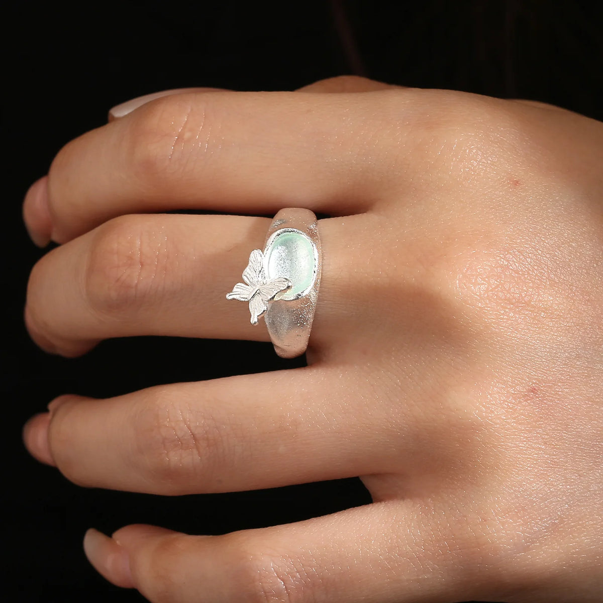 VENTFILLE 925 Sterling Silver Double Layer Vintage Twisted Ring For Female Gift Trend Open Adjustable Design Jewelry Wholesale